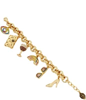 Kurt Geiger London Signature Mixed Charm Line Bracelet