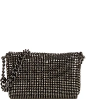 Kurt Geiger London Small Gunmetal Rhinestone Party Shoulder Bag