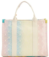 Kurt Geiger London Small Southbank Ombre Rainbow Tote Bag