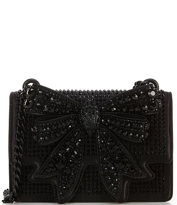 Kurt Geiger London Small Tonal Bow Rhinestone Crossbody Bag