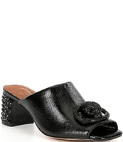 Kurt Geiger London Snake Embossed Leather Chelsea Sandals