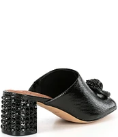 Kurt Geiger London Snake Embossed Leather Chelsea Sandals