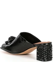 Kurt Geiger London Snake Embossed Leather Chelsea Sandals