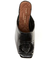 Kurt Geiger London Snake Embossed Leather Chelsea Sandals