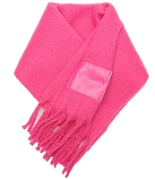 Kurt Geiger London Solid Yarn Dye Woven Oblong Scarf