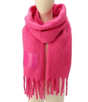 Kurt Geiger London Solid Yarn Dye Woven Oblong Scarf