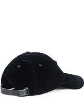 Kurt Geiger London Velvet Baseball Cap