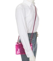 Kurt Geiger London Vinyl Mini Kensington Convertible Crossbody Bag
