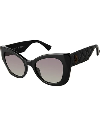 Kurt Geiger London Women's KGL1011 Kensington 52mm Mirrored Lens Butterfly Sunglasses