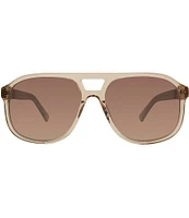 Kurt Geiger London Women's KGL1020 58mm Transparent Square Sunglasses