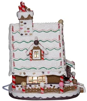 Kurt S. Adler 12-Inch Lighted Christmas Gingerbread House Tabletop Decoration