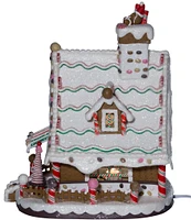 Kurt S. Adler 12-Inch Lighted Christmas Gingerbread House Tabletop Decoration