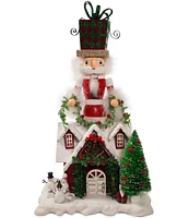 Kurt S. Adler 18-Inch Battery Operated Deck the Halls Musical LED Nutcracker