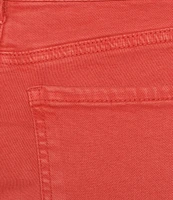 KUT from the Kloth Amy Denim Double Button Ankle Straight Leg Roll Up Cuff Jeans