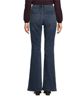 KUT from the Kloth Ana Stretch Denim High-Rise Front Yoke Flare Jeans