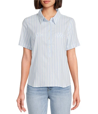 KUT from the Kloth Araceli Tencel Stripe Shirt