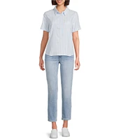 KUT from the Kloth Araceli Tencel Stripe Shirt