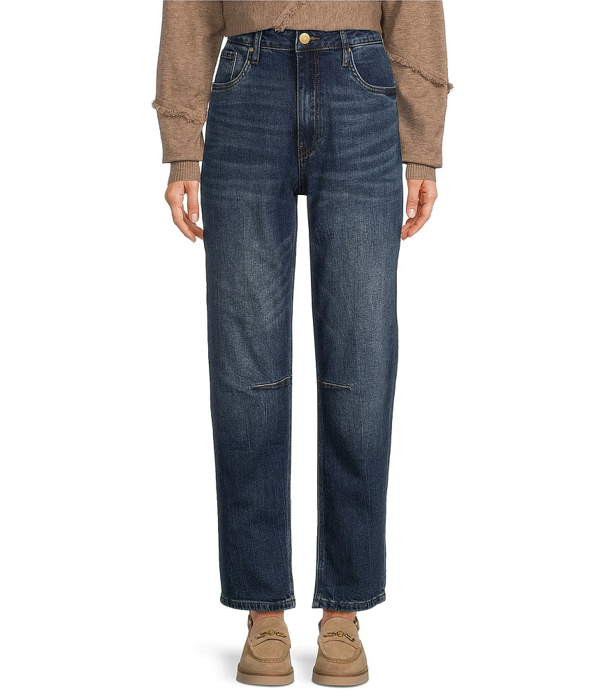 KUT from the Kloth Ashley Barrel Leg High-Rise Slouchy Ankle Length Jeans