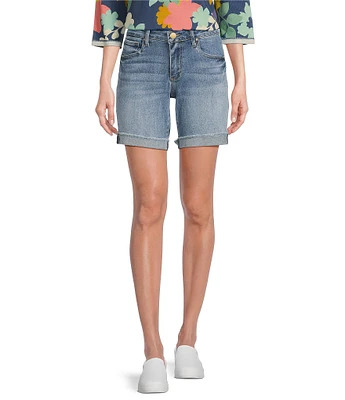 KUT from the Kloth Catherine Boyfriend Mid Rise Shorts