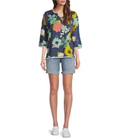 KUT from the Kloth Catherine Boyfriend Mid Rise Shorts