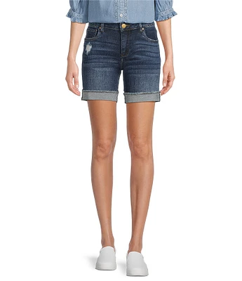 KUT from the Kloth Catherine Boyfriend Mid Rise Shorts