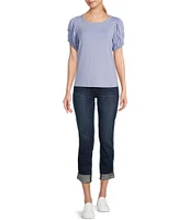 KUT from the Kloth Catherine Roll-Up Cuff Boyfriend Jeans