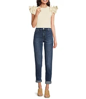 KUT from the Kloth Catherine Roll-Up Cuff Boyfriend Jeans