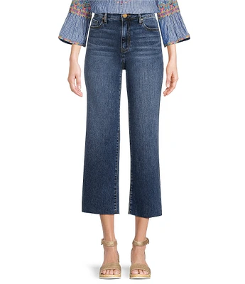 KUT from the Kloth Charlotte High Rise Fab At Fit Technique Culotte Crop Jeans