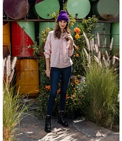 KUT from the Kloth Connie High Rise Skinny Leg Destructed Hem Jeans