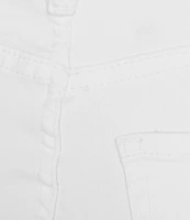 KUT from the Kloth High Rise Raw Hem Ankle Flare Jeans