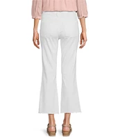 KUT from the Kloth High Rise Raw Hem Ankle Flare Jeans