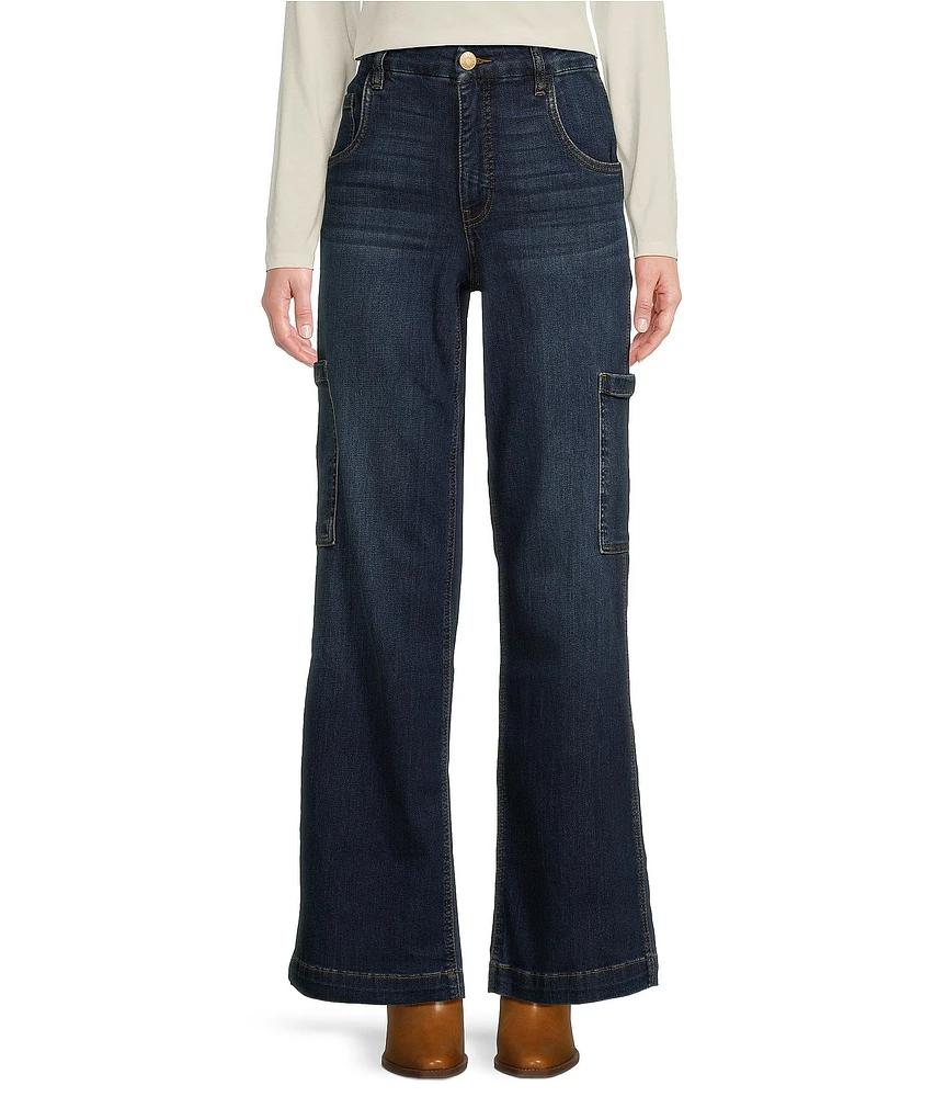 KUT from the Kloth Jodi Carpenter Wide Leg High Rise Jeans