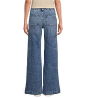 KUT from the Kloth Jodi High Rise Wide Leg Cargo Jean