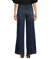 KUT from the Kloth Jodi High Rise Wide Leg Patch Pocket Jeans