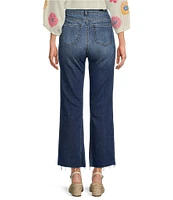 KUT from the Kloth Kelsey High Rise Flare-Inset Leg Fab Ab Technology Stretch Denim Jeans