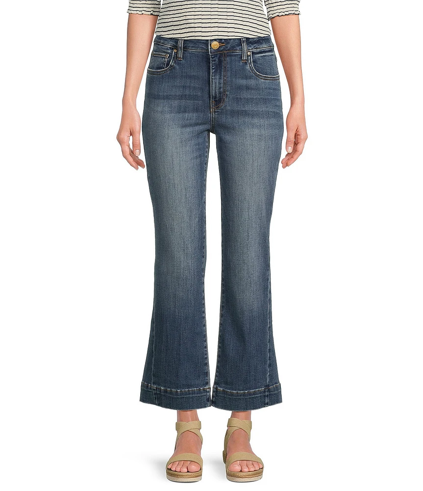KUT from the Kloth Kelsey Stretch Denim High Rise Flare Leg Jeans