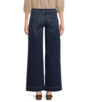 Kut From The Kloth Meg High-Rise Over-Size Wide-Stitch Jean