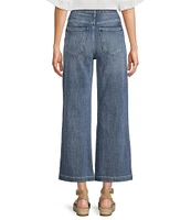 KUT from the Kloth Meg High Rise Wide Leg Inset Front Pocket Jean