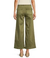 KUT from the Kloth Meg High Rise Wide Leg Inset Front Pocket Pants