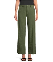 KUT from the Kloth Meg Linen Blend Wide Leg Pants