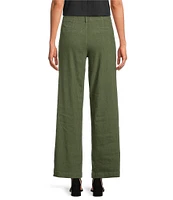 KUT from the Kloth Meg Linen Blend Wide Leg Pants
