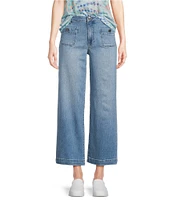 KUT from the Kloth Meg Stretch Denim High Rise Wide Leg Jeans
