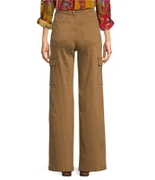 KUT from the Kloth Miller High Rise Cargo Wide Leg Jean