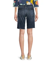 KUT from the Kloth Natalie Stretch Denim Mid Rise Bermuda Shorts