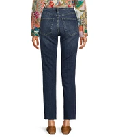 Kut From The Kloth Rachael High Rise Straight Leg Raw Hem Mom Jean