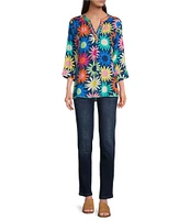 KUT from the Kloth Stevie High Rise Straight Leg Jean