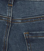 KUT from the Kloth Stretch Denim High Rise Cropped Straight Leg Jeans