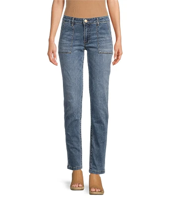 KUT from the Kloth Stretch Denim Mid Rise Jeans