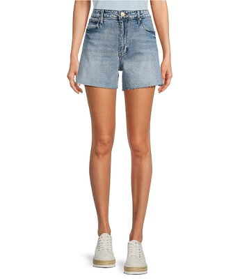KUT from the Kloth Taylor High Rise Stretch Denim Shorts