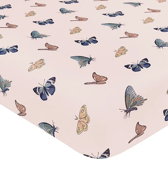 Kyte BABY Baby Bamboo Butterfly Print Crib Sheet